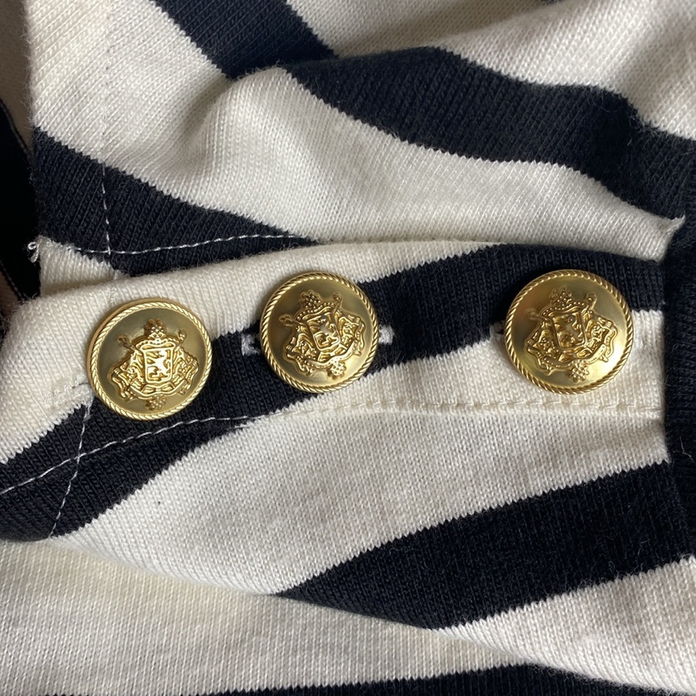 J Crew Mariner Shirtdress with‎ Gold Buttons - Picture 5 of 8
